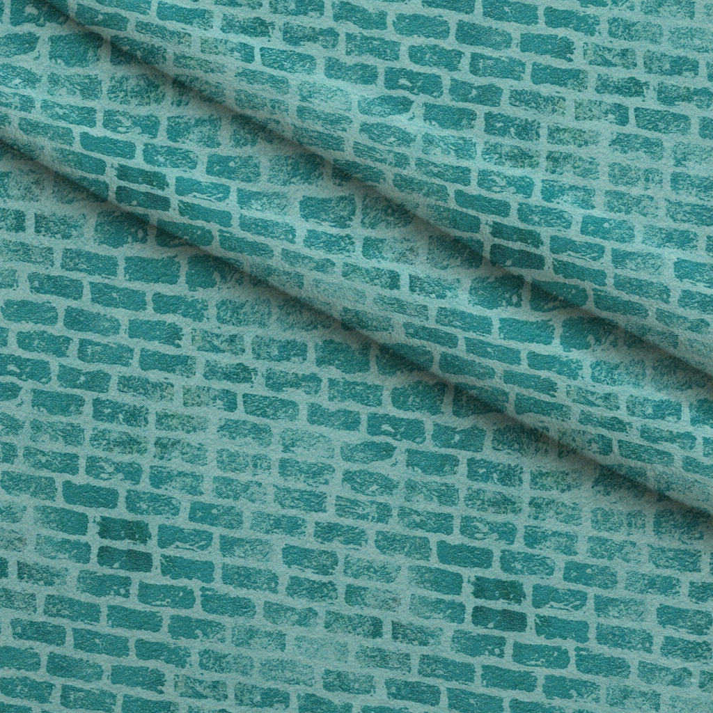 Grunge Brick Wall Pattern 26 Minky Fabric — plush minky folded close-up preview (mv-minky-v1:lying)