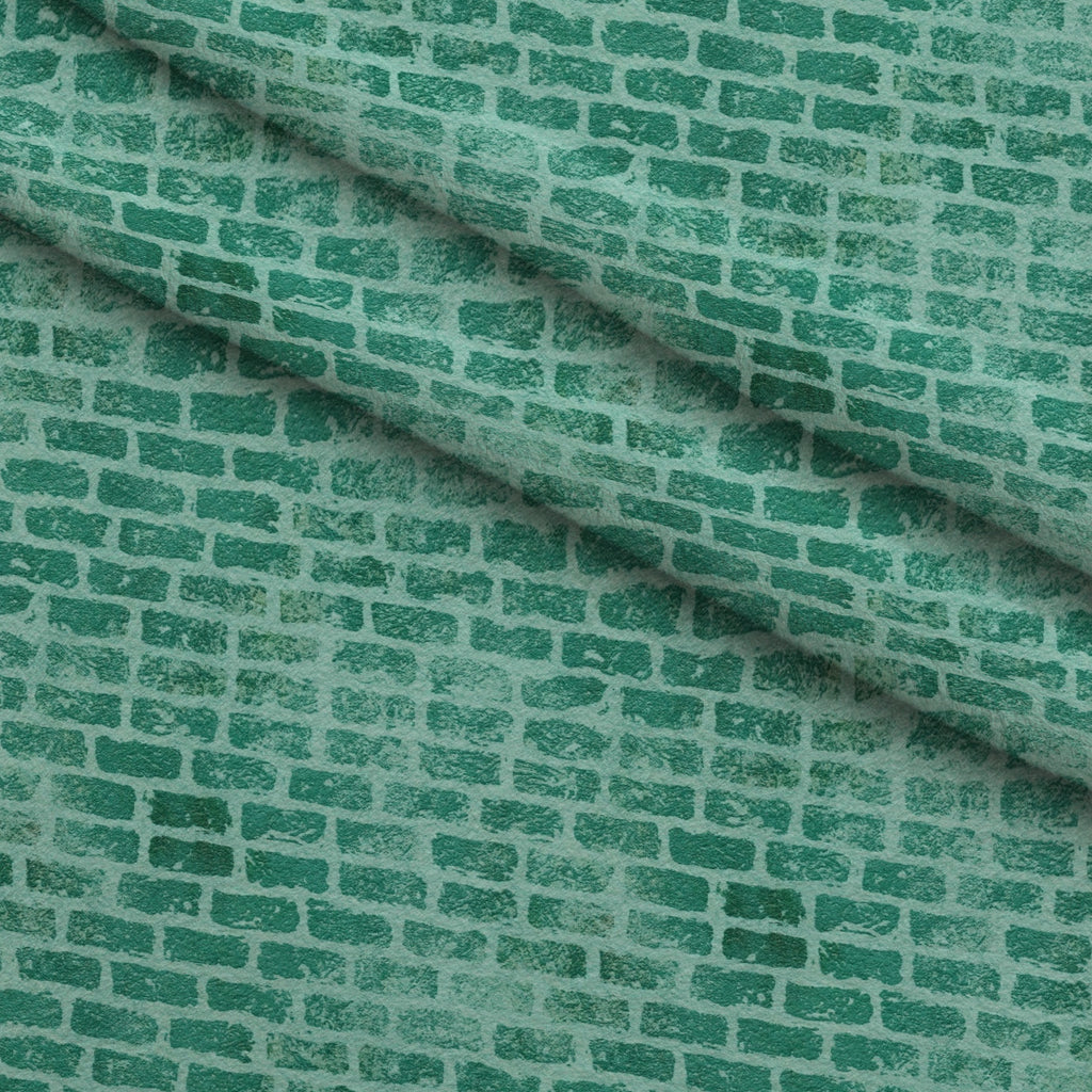 Grunge Brick Wall Pattern 27 Minky Fabric — plush minky folded close-up preview (mv-minky-v1:lying)