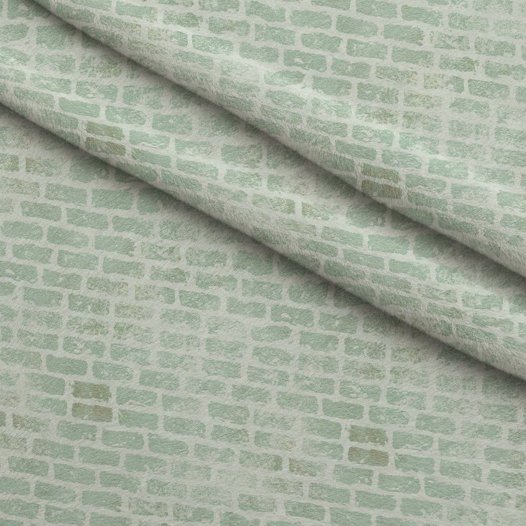 Grunge Brick Wall Pattern 29 Minky Fabric — plush minky folded close-up preview (mv-minky-v1:lying)