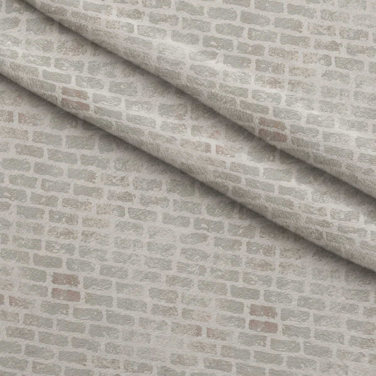 Grunge Brick Wall Pattern 3 Minky Fabric — plush minky folded close-up preview (mv-minky-v1:lying)