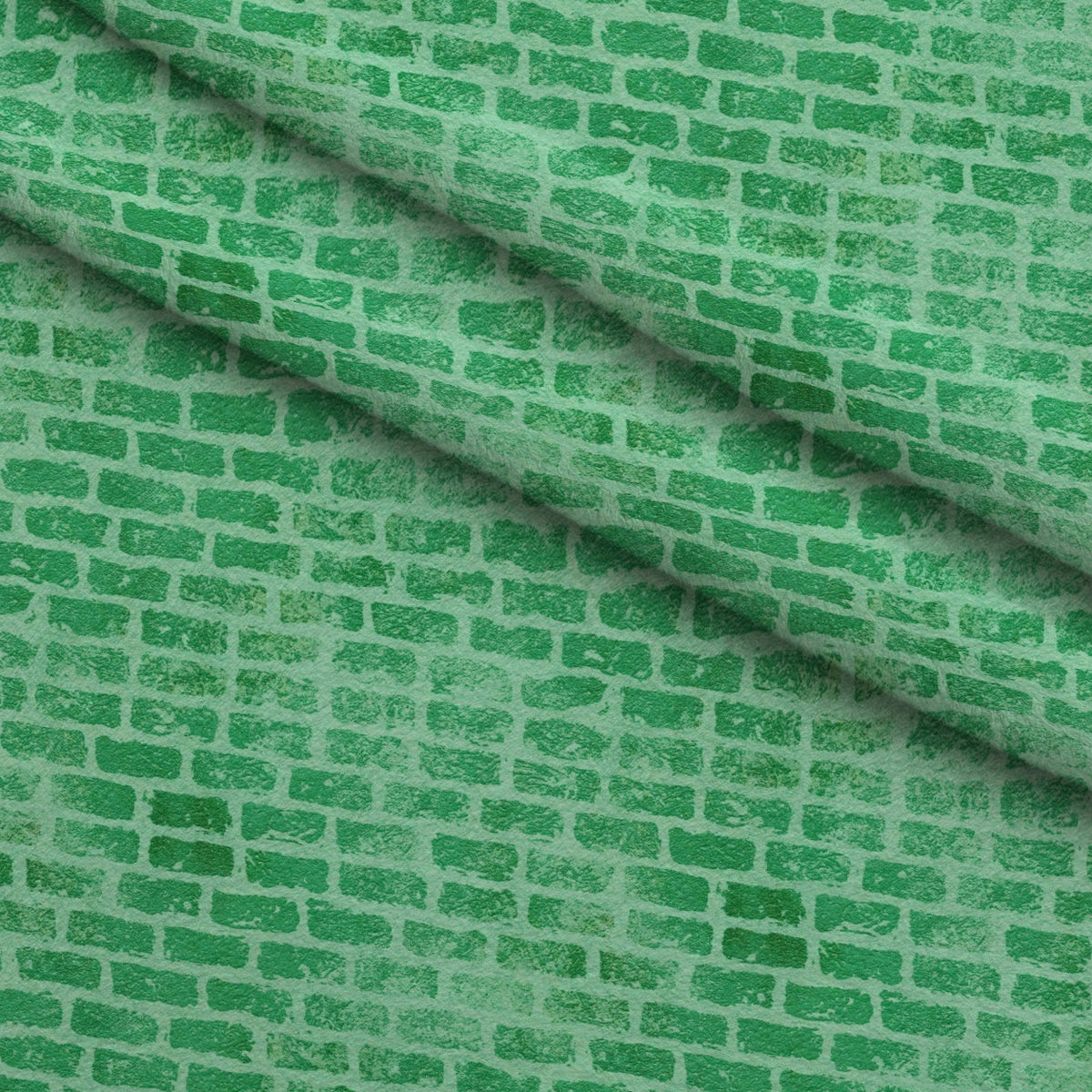 Grunge Brick Wall Pattern 30 Minky Fabric — plush minky folded close-up preview (mv-minky-v1:lying)