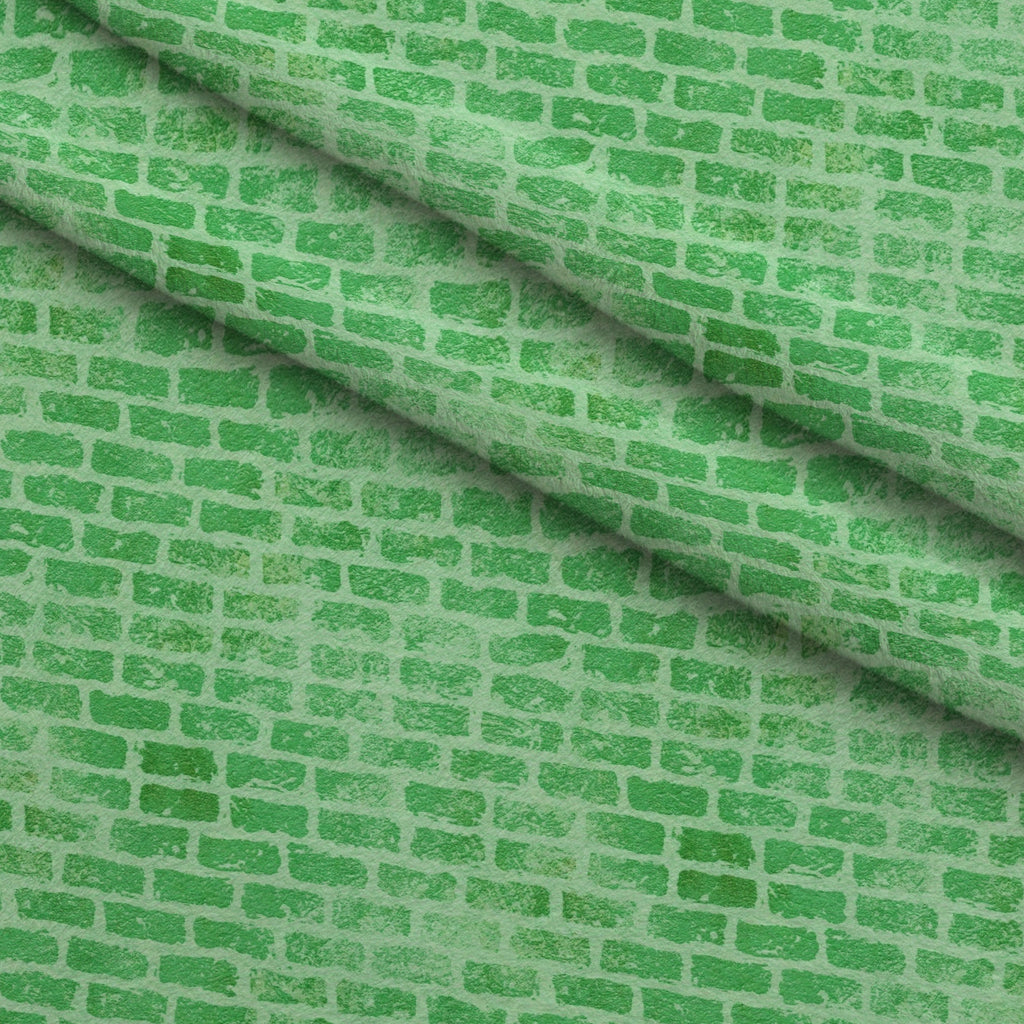 Grunge Brick Wall Pattern 31 Minky Fabric — plush minky folded close-up preview (mv-minky-v1:lying)