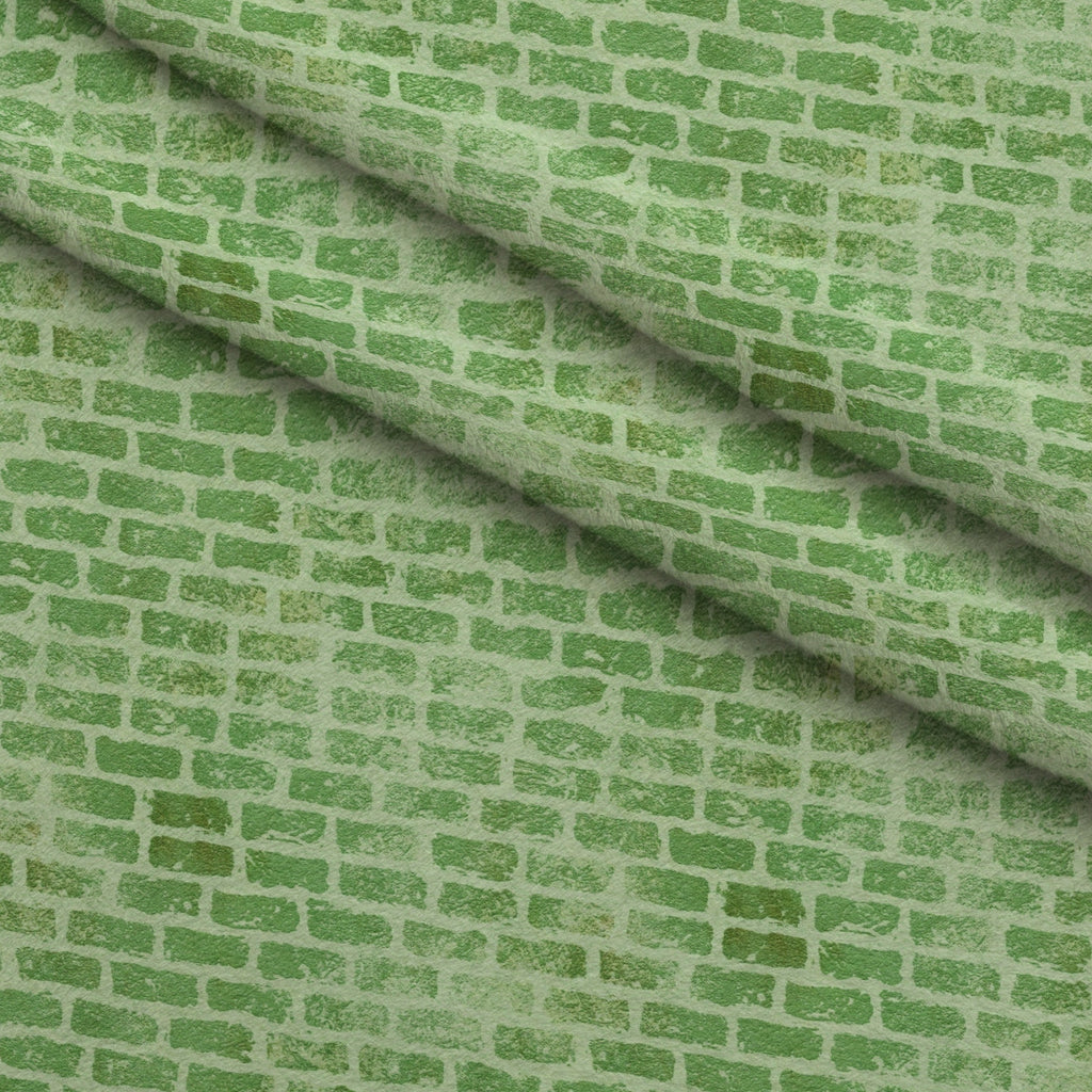 Grunge Brick Wall Pattern 32 Minky Fabric — plush minky folded close-up preview (mv-minky-v1:lying)