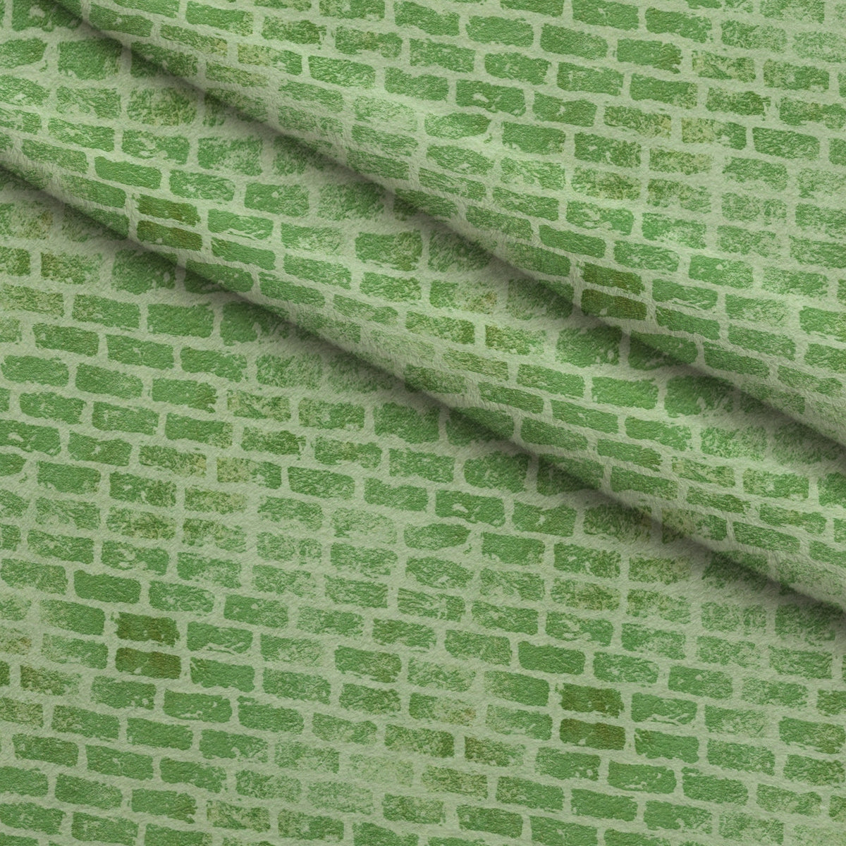 Grunge Brick Wall Pattern 32 Minky Fabric — plush minky folded close-up preview (mv-minky-v1:lying)