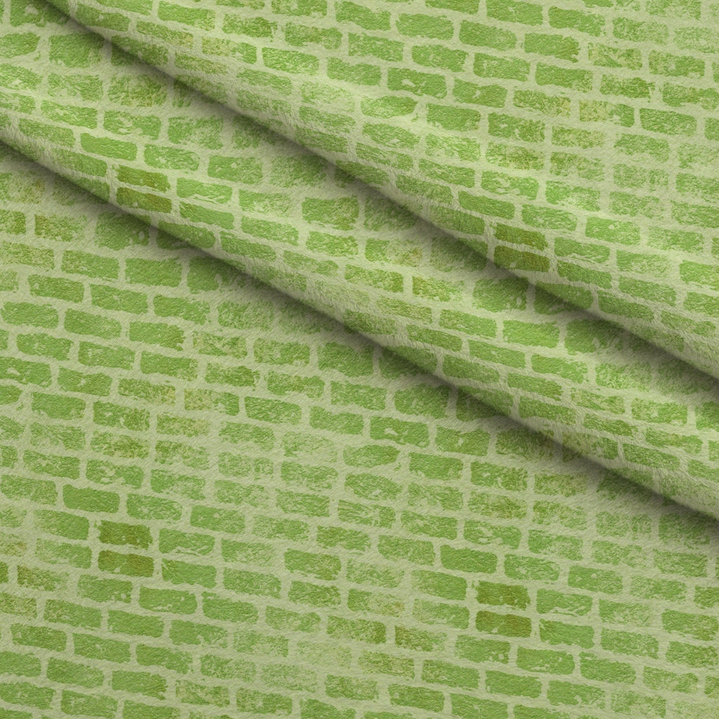 Grunge Brick Wall Pattern 33 Minky Fabric — plush minky folded close-up preview (mv-minky-v1:lying)