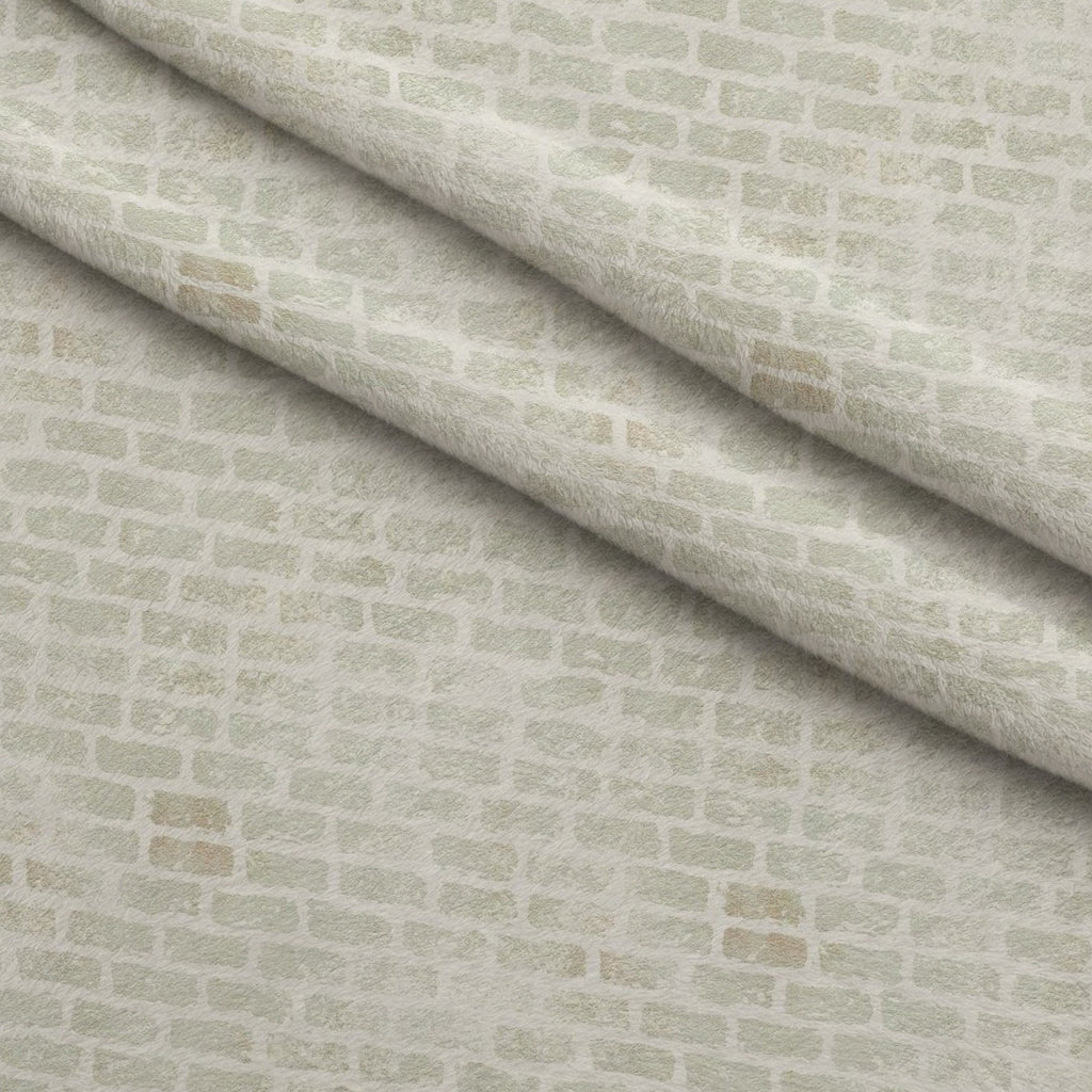Grunge Brick Wall Pattern 34 Minky Fabric — plush minky folded close-up preview (mv-minky-v1:lying)