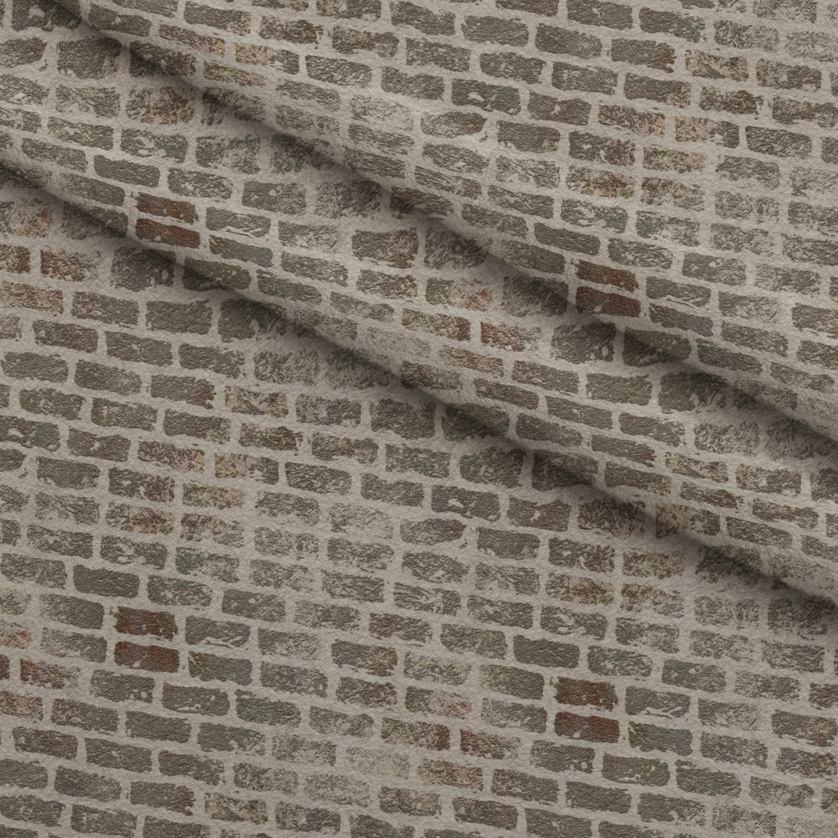 Grunge Brick Wall Pattern 4 Minky Fabric — plush minky folded close-up preview (mv-minky-v1:lying)