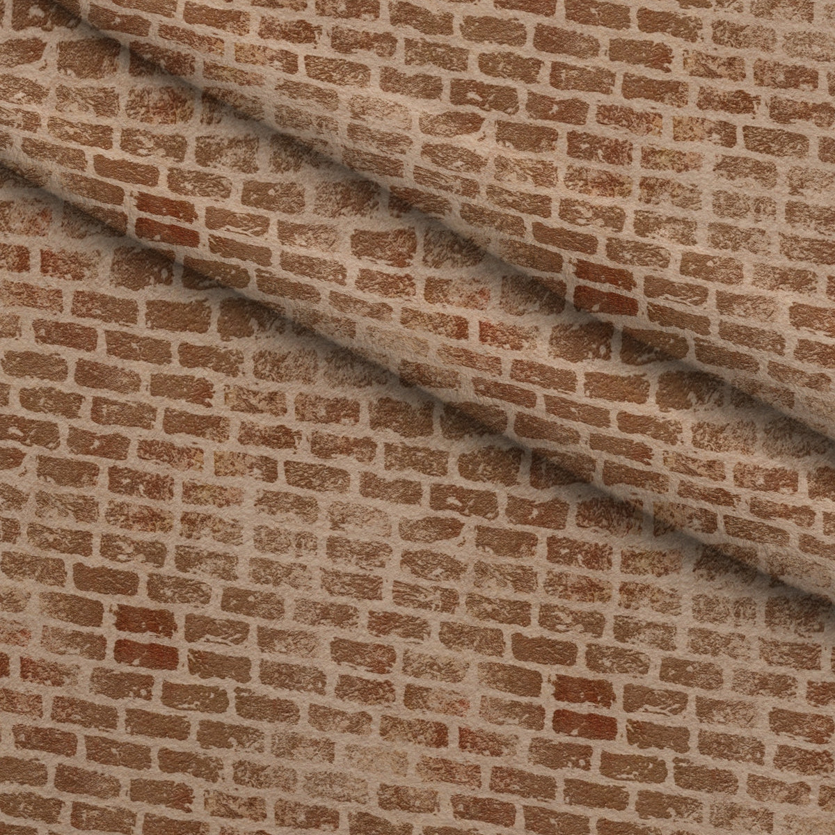 Grunge Brick Wall Pattern 5 Minky Fabric — plush minky folded close-up preview (mv-minky-v1:lying)