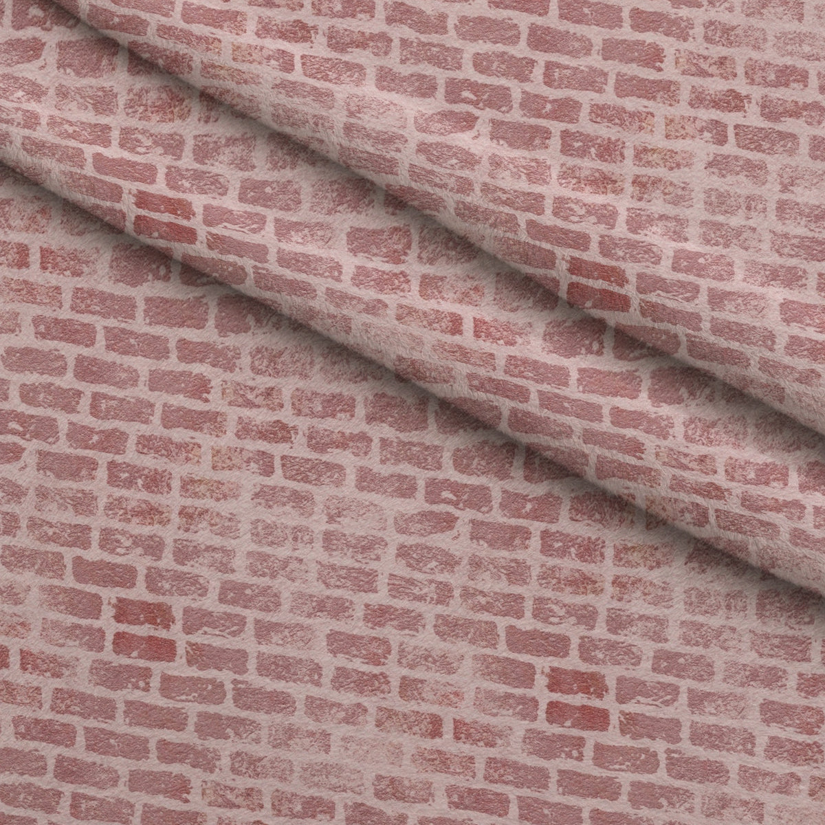 Grunge Brick Wall Pattern 6 Minky Fabric — plush minky folded close-up preview (mv-minky-v1:lying)