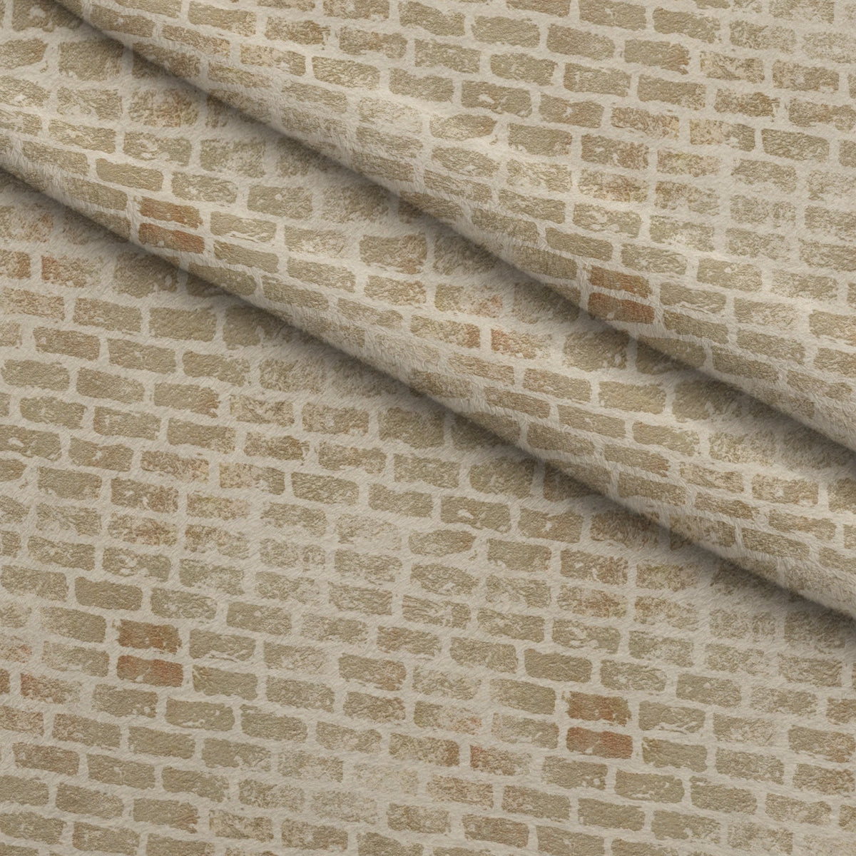 Grunge Brick Wall Pattern 7 Minky Fabric — plush minky folded close-up preview (mv-minky-v1:lying)