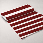 Grunge Red and Black Chevron Pattern Minky Fabric — plush minky unrolled bolt preview (mv-minky-v1:bolt)
