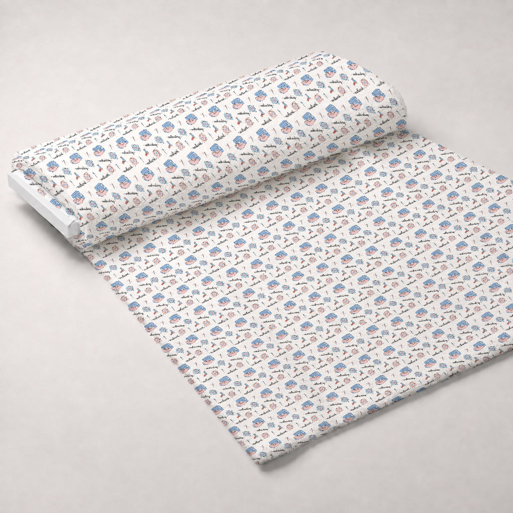 Hand and Machine Embroidery Pattern 1 Minky Fabric — plush minky unrolled bolt preview (mv-minky-v1:bolt)