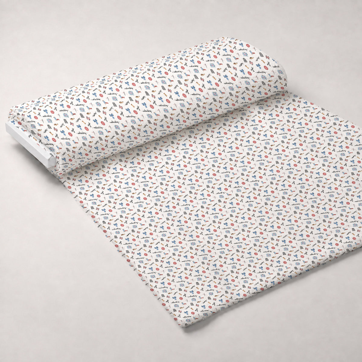 Hand and Machine Embroidery Pattern 2 Minky Fabric — plush minky unrolled bolt preview (mv-minky-v1:bolt)