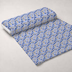 Hanukkah Gifts Pattern 11 Blue Minky Fabric — plush minky unrolled bolt preview (mv-minky-v1:bolt)