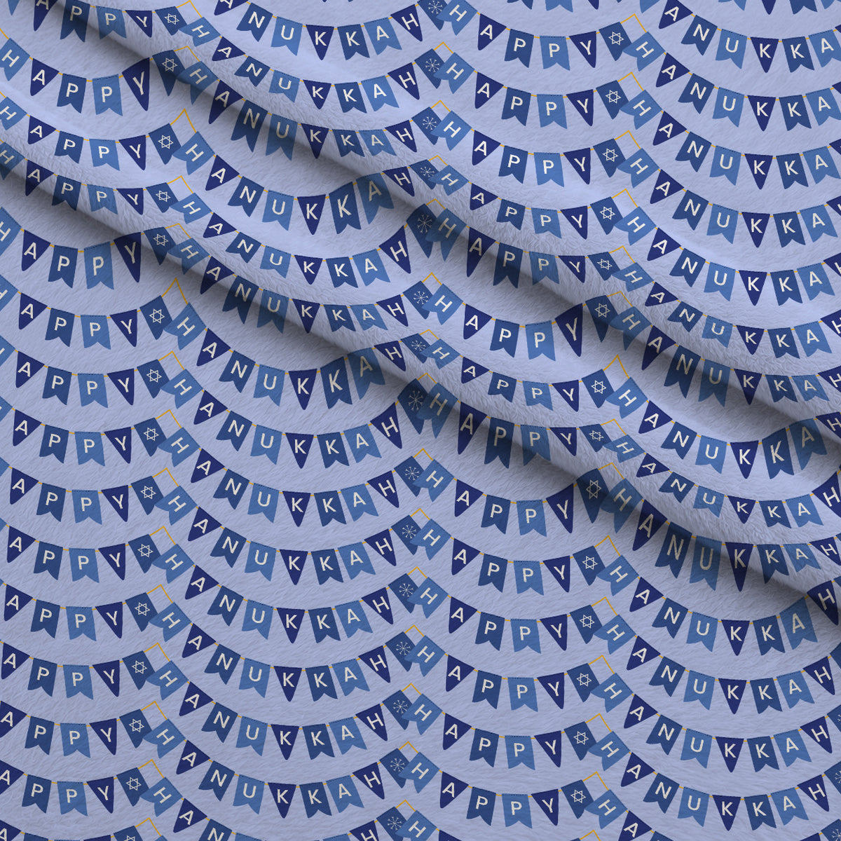 Hanukkah Gifts Pattern 13 Blue Minky Fabric — plush minky folded close-up preview (mv-minky-v1:lying)