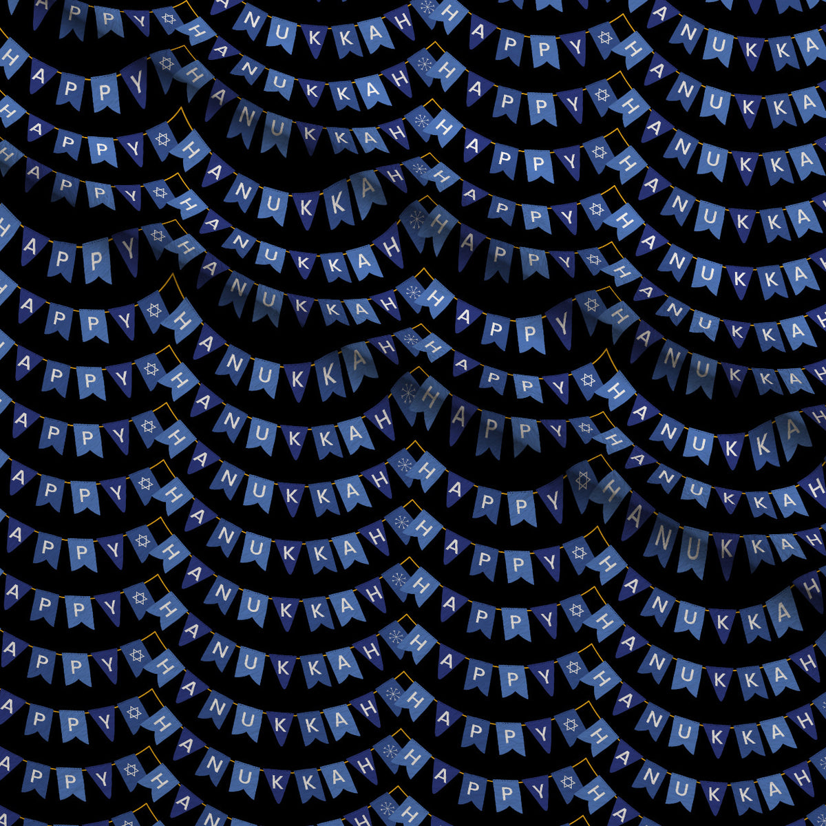 Hanukkah Gifts Pattern 13 Minky Fabric — plush minky folded close-up preview (mv-minky-v1:lying)