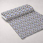 Hanukkah Gifts Pattern 16 Blue Minky Fabric — plush minky unrolled bolt preview (mv-minky-v1:bolt)