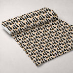 Harvest Maze Pattern 12 Minky Fabric — plush minky unrolled bolt preview (mv-minky-v1:bolt)