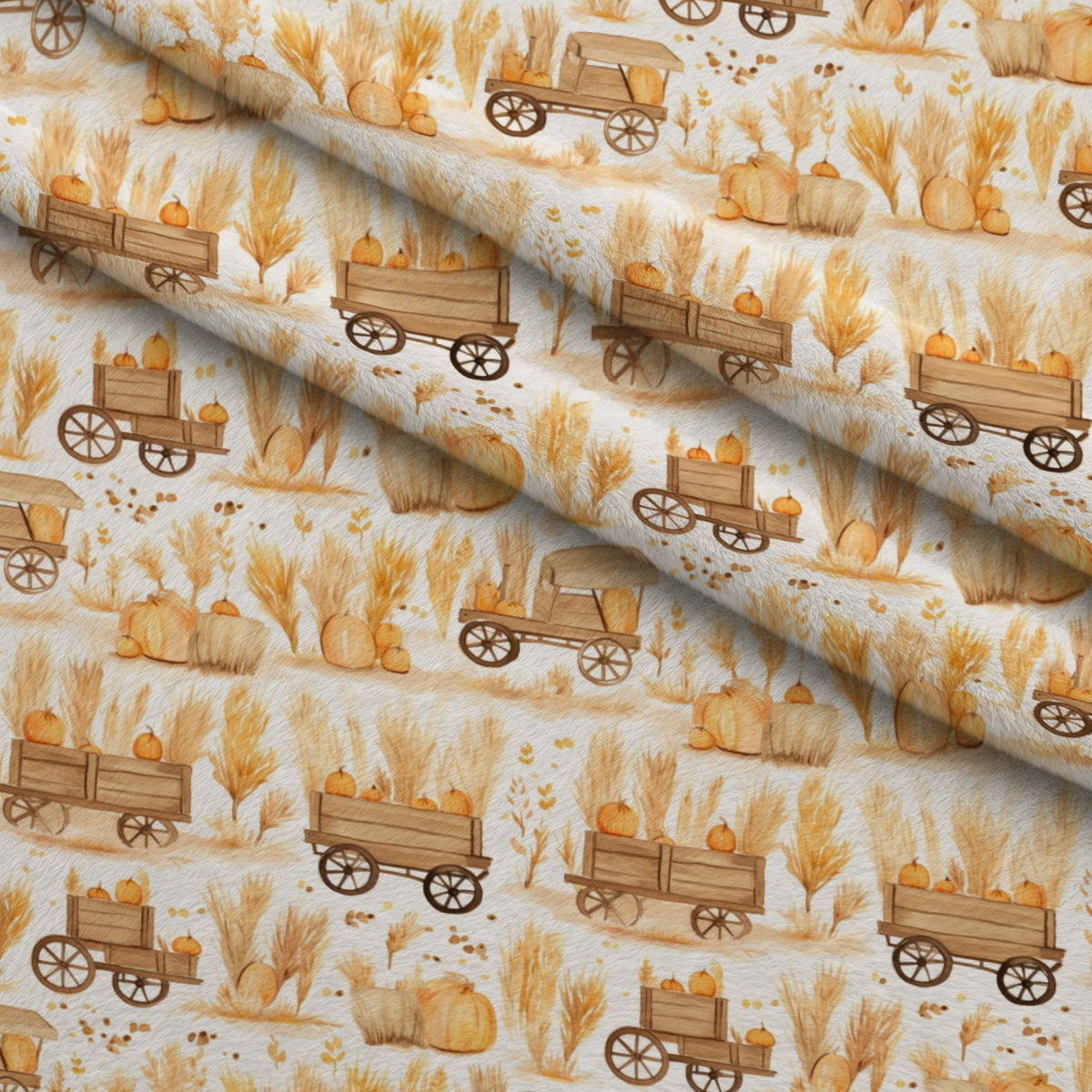 Harvest Maze Pattern 6 Minky Fabric — plush minky folded close-up preview (mv-minky-v1:lying)