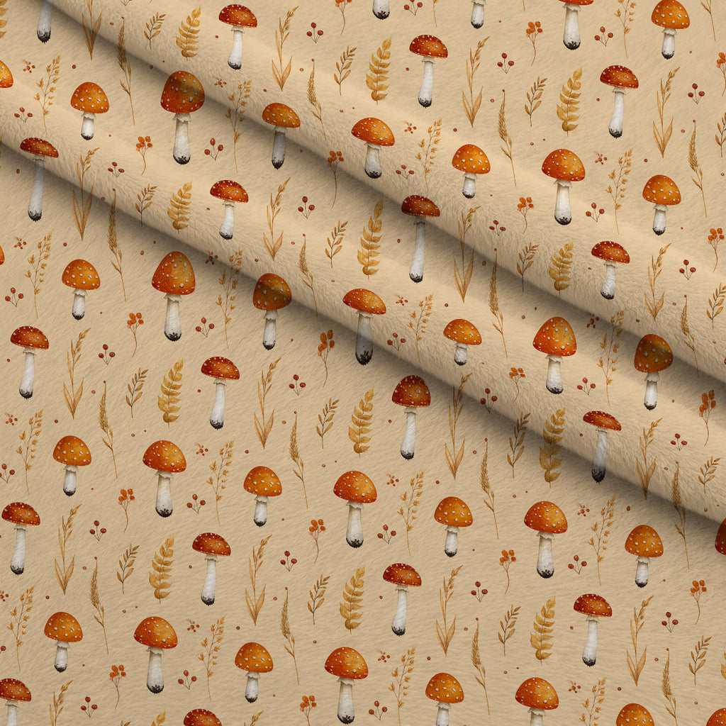 Harvest Moon Meadow Pattern 13 Minky Fabric — plush minky folded close-up preview (mv-minky-v1:lying)