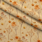 Harvest Moon Meadow Pattern 15 Minky Fabric — plush minky folded close-up preview (mv-minky-v1:lying)