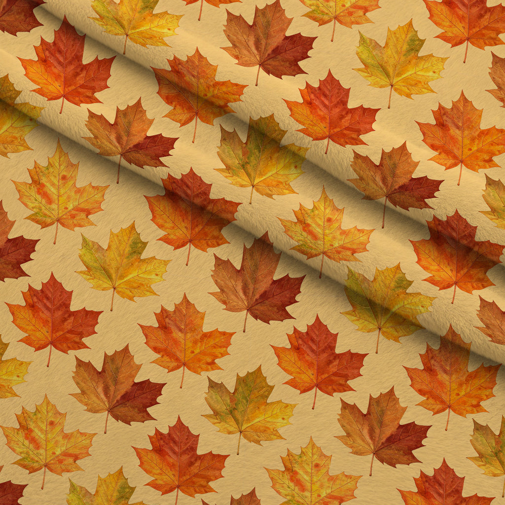 Harvest Moon Meadow Pattern 21 Minky Fabric — plush minky folded close-up preview (mv-minky-v1:lying)
