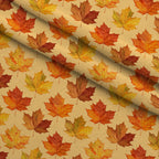 Harvest Moon Meadow Pattern 21 Minky Fabric — plush minky folded close-up preview (mv-minky-v1:lying)