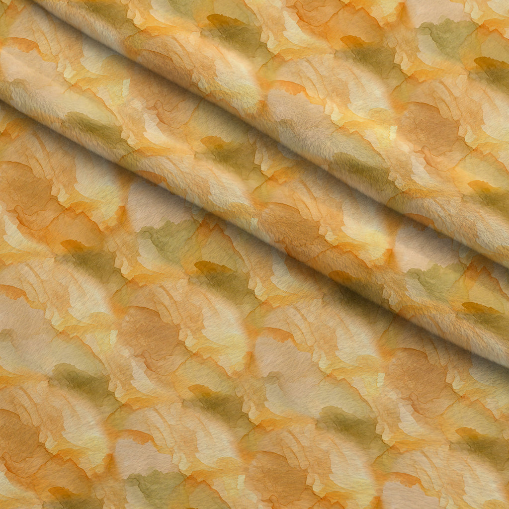 Harvest Moon Meadow Pattern 23 Minky Fabric — plush minky folded close-up preview (mv-minky-v1:lying)