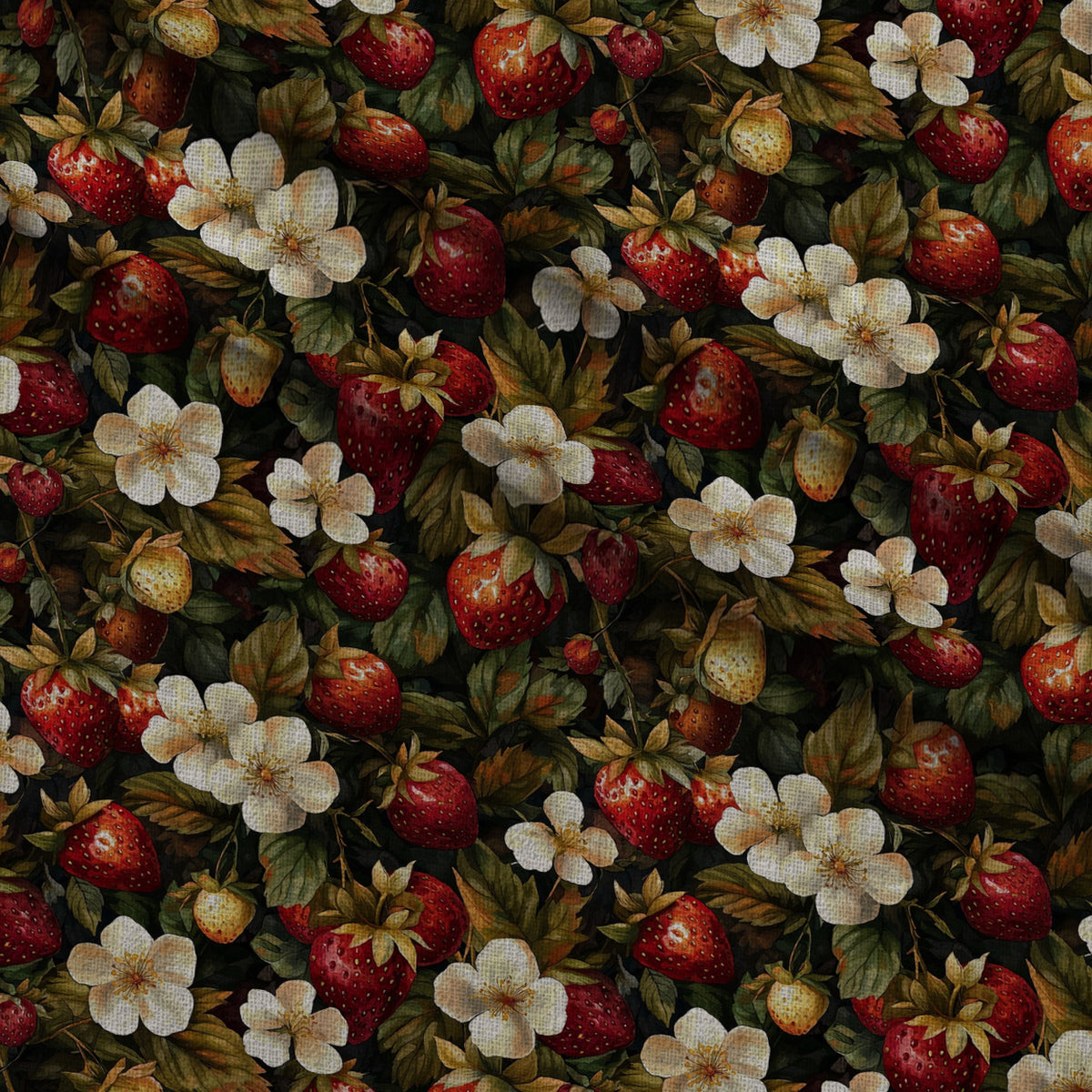 Hearthside Berry Garden Pattern 20 Minky Fabric — plush minky folded close-up preview (mv-minky-v1:lying)