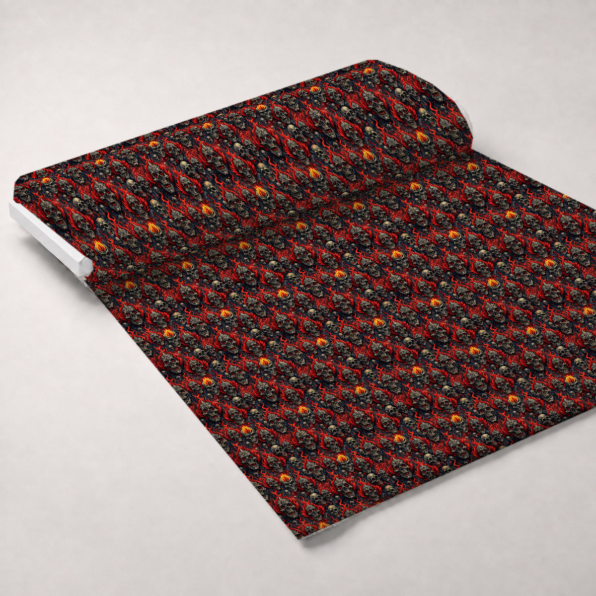 Heavy Metal Pattern 2 Minky Fabric — plush minky unrolled bolt preview (mv-minky-v1:bolt)