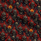 Heavy Metal Pattern 2 Minky Fabric — plush minky folded close-up preview (mv-minky-v1:lying)