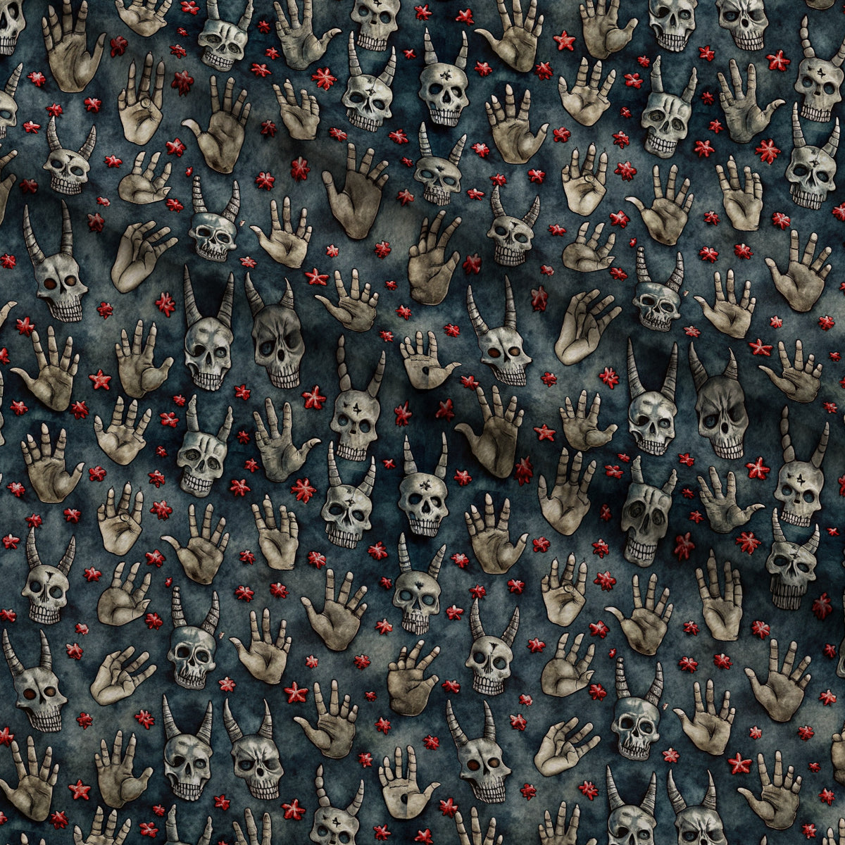 Heavy Metal Pattern 3 Minky Fabric — plush minky folded close-up preview (mv-minky-v1:lying)