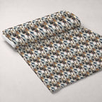 Heavy Metal Pattern 33 Minky Fabric — plush minky unrolled bolt preview (mv-minky-v1:bolt)