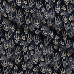 Heavy Metal Pattern 4 Minky Fabric — plush minky folded close-up preview (mv-minky-v1:lying)