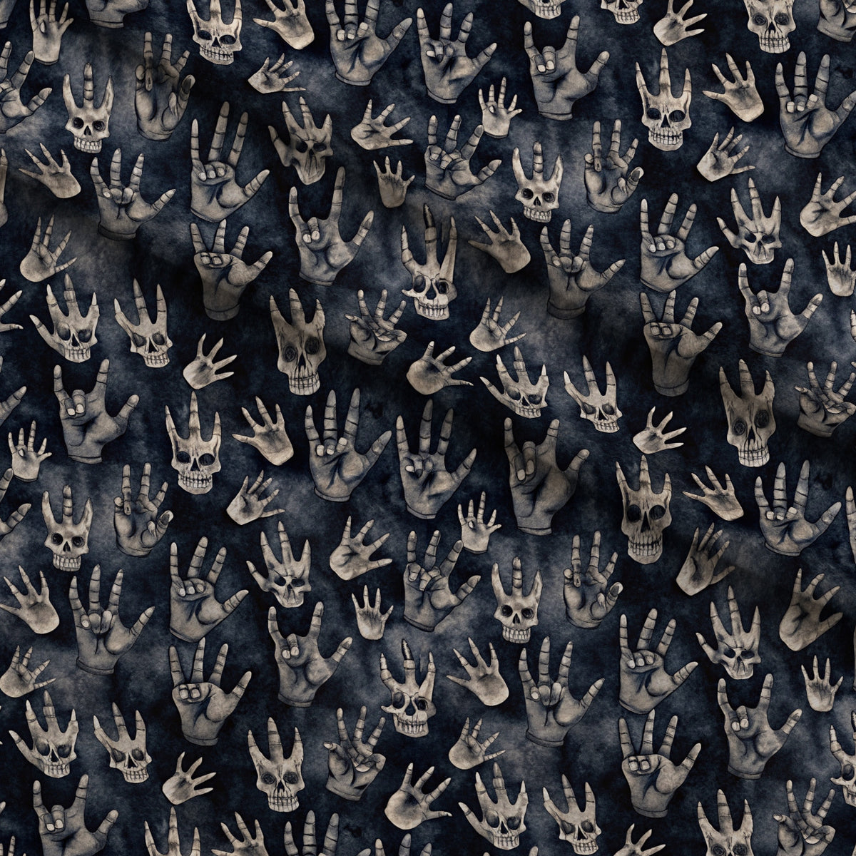 Heavy Metal Pattern 4 Minky Fabric — plush minky folded close-up preview (mv-minky-v1:lying)