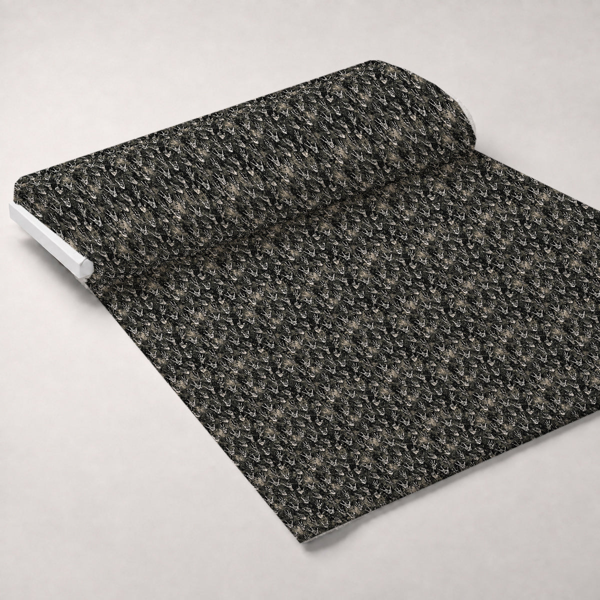 Heavy Metal Pattern 5 Minky Fabric — plush minky unrolled bolt preview (mv-minky-v1:bolt)