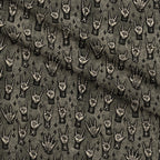 Heavy Metal Pattern 6 Minky Fabric — plush minky folded close-up preview (mv-minky-v1:lying)