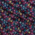 Heavy Metal Pattern 7 Minky Fabric — plush minky folded close-up preview (mv-minky-v1:lying)