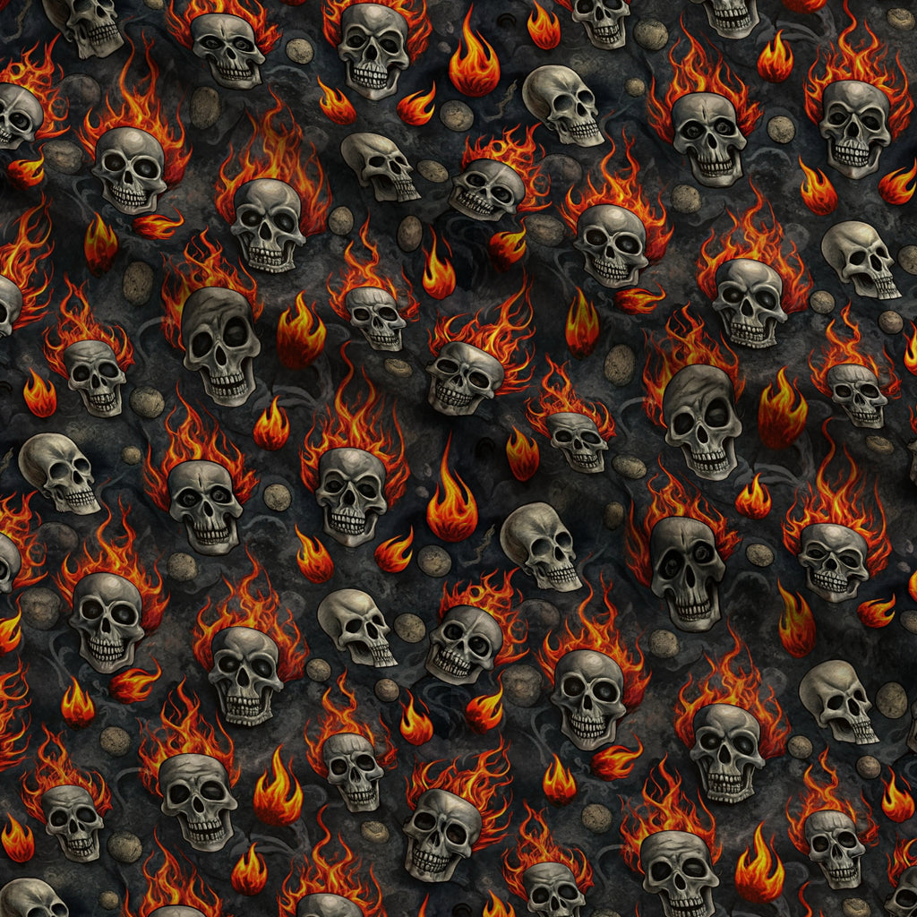 Heavy Metal Pattern 9 Minky Fabric — plush minky folded close-up preview (mv-minky-v1:lying)