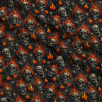 Heavy Metal Pattern 9 Minky Fabric — plush minky folded close-up preview (mv-minky-v1:lying)