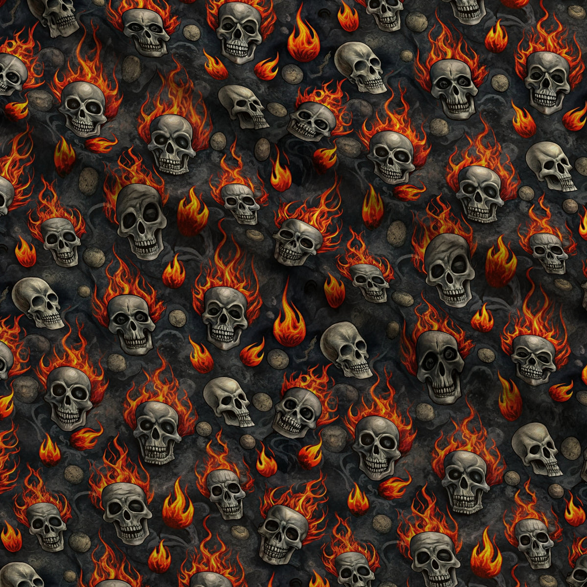 Heavy Metal Pattern 9 Minky Fabric — plush minky folded close-up preview (mv-minky-v1:lying)