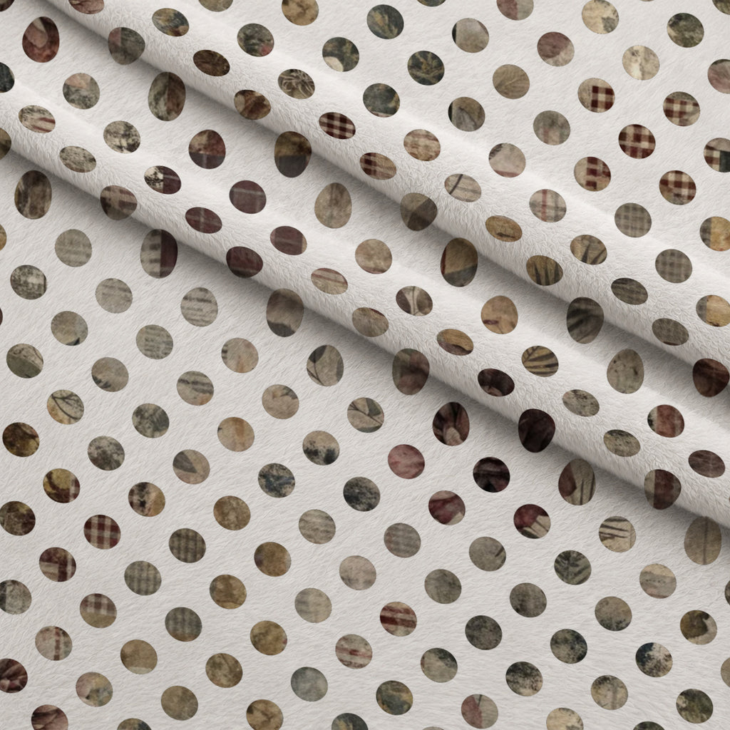 Heirloom Collage Pattern 21 Minky Fabric — plush minky folded close-up preview (mv-minky-v1:lying)