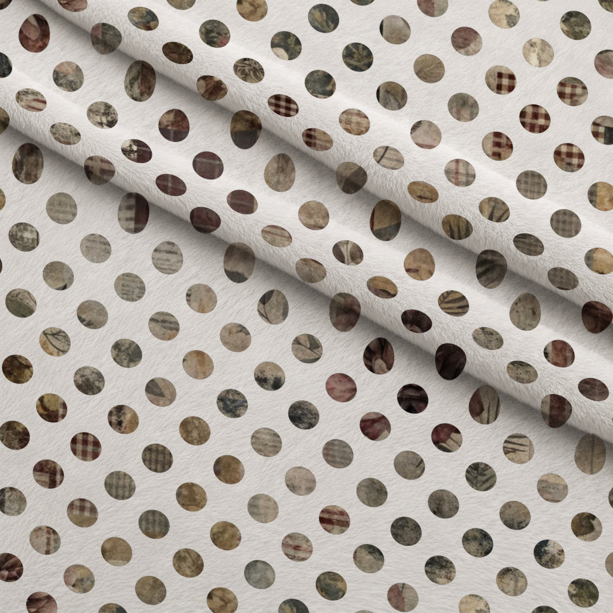 Heirloom Collage Pattern 21 Minky Fabric — plush minky folded close-up preview (mv-minky-v1:lying)