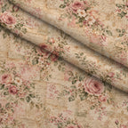 Heirloom Rose Conservatory Pattern 4 Minky Fabric — plush minky folded close-up preview (mv-minky-v1:lying)