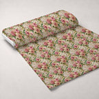 Heirloom Rose Letters Pattern 1 Minky Fabric — plush minky unrolled bolt preview (mv-minky-v1:bolt)