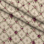 Heirloom Rose Reverie Pattern 1 Minky Fabric — plush minky folded close-up preview (mv-minky-v1:lying)