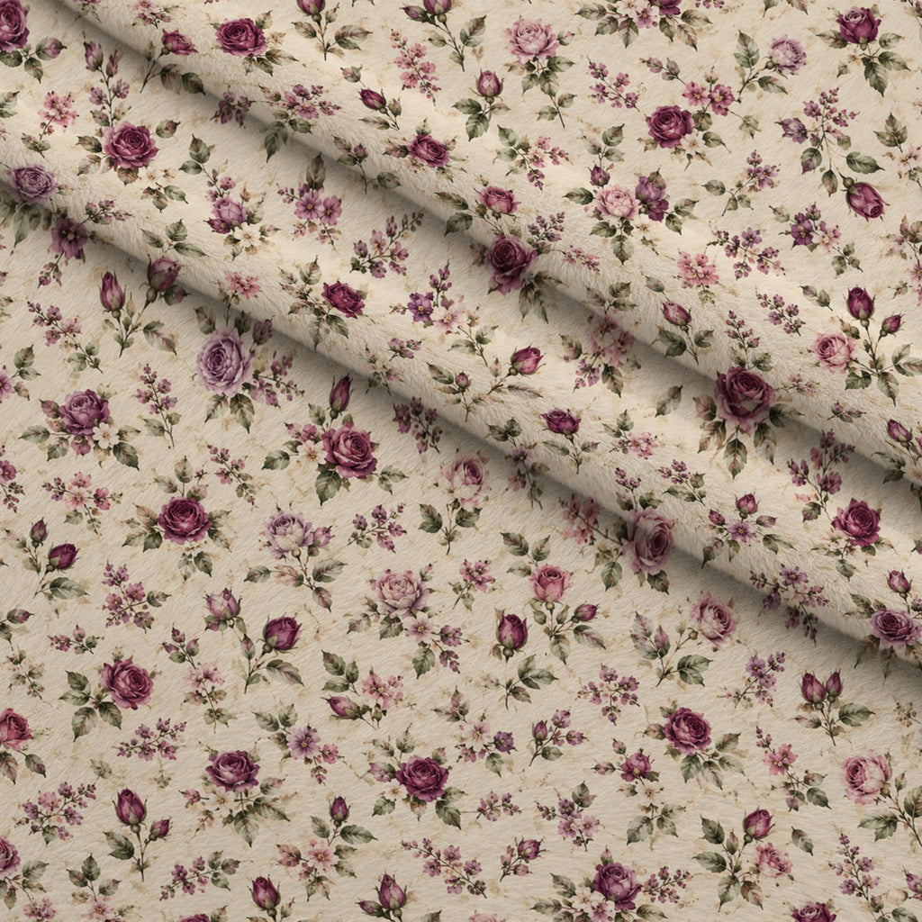 Heirloom Rose Reverie Pattern 3 Minky Fabric — plush minky folded close-up preview (mv-minky-v1:lying)