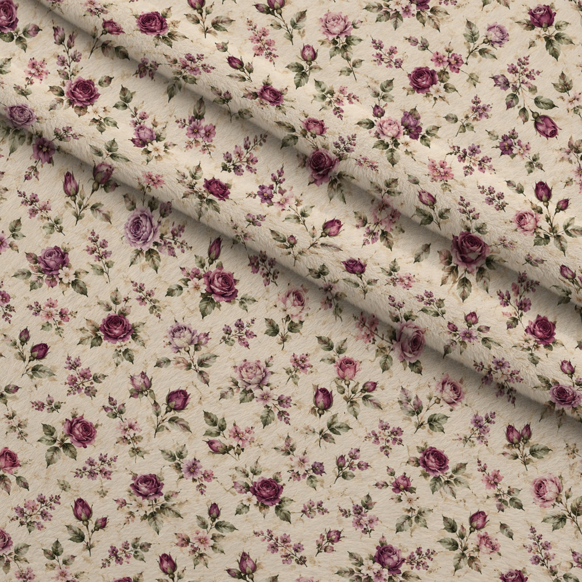 Heirloom Rose Reverie Pattern 3 Minky Fabric — plush minky folded close-up preview (mv-minky-v1:lying)