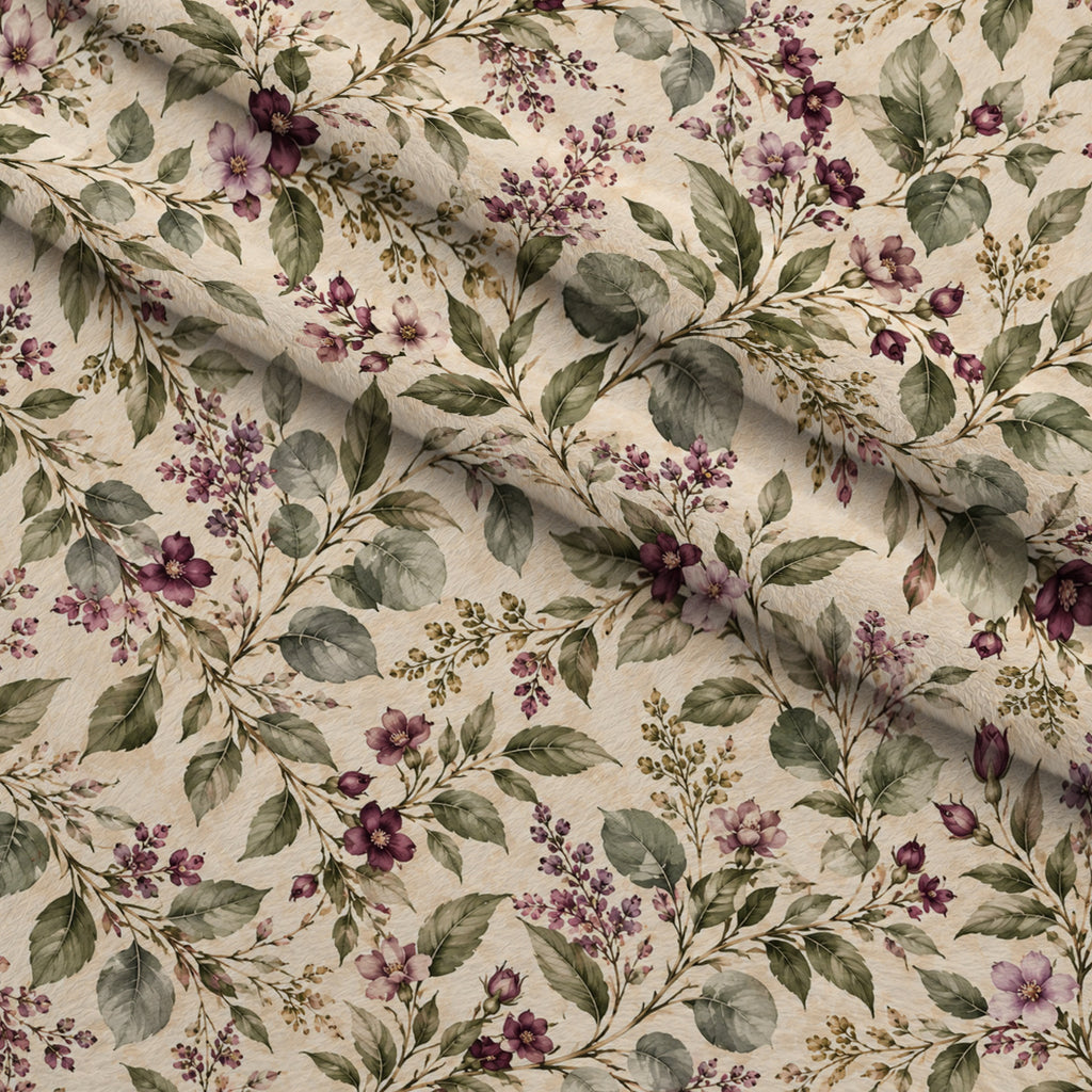 Heirloom Rose Reverie Pattern 4 Minky Fabric — plush minky folded close-up preview (mv-minky-v1:lying)
