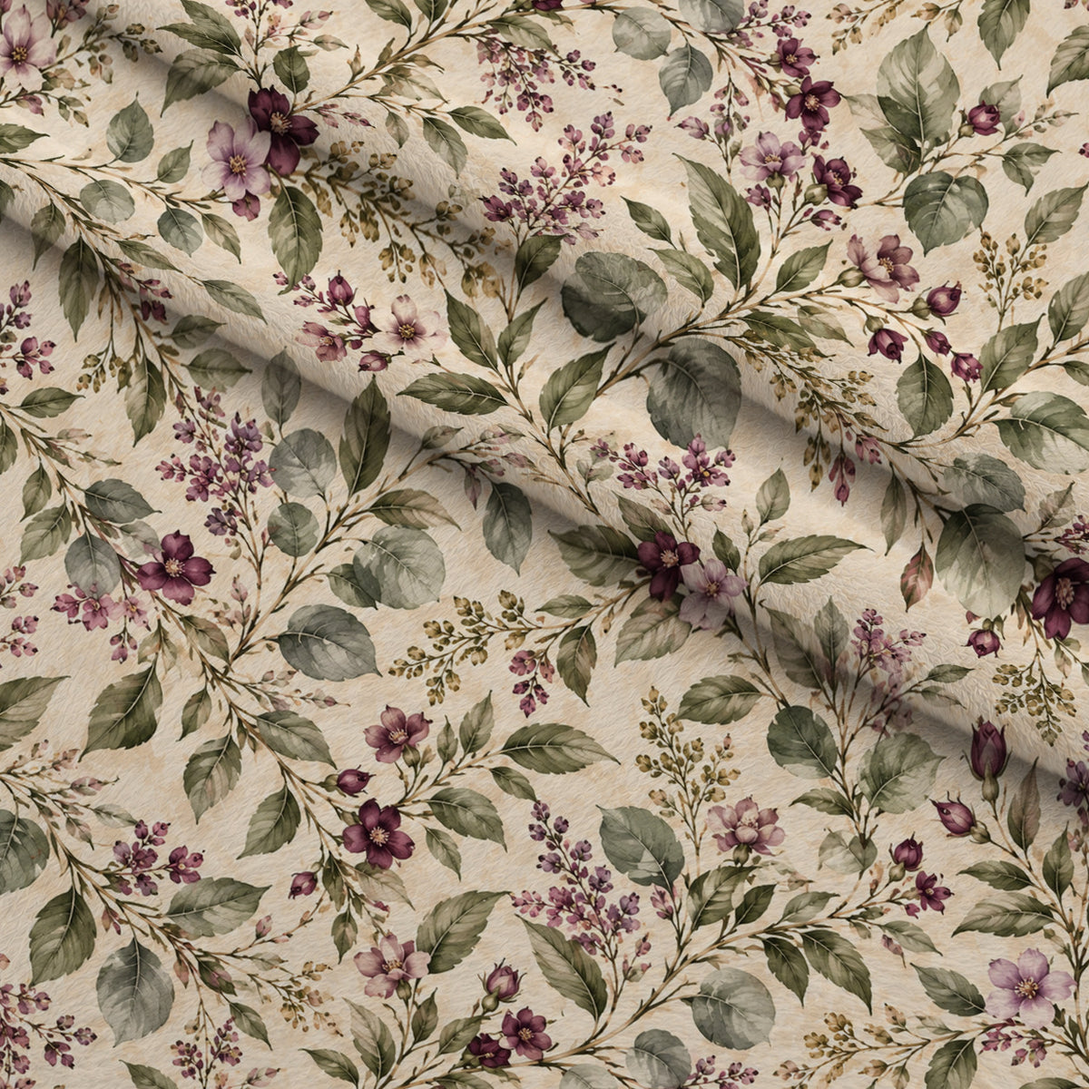 Heirloom Rose Reverie Pattern 4 Minky Fabric — plush minky folded close-up preview (mv-minky-v1:lying)